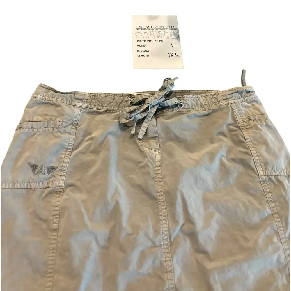 Amisu Khaki Utility Skirt Size 40/8